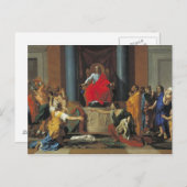 ソロモンの裁き， 1649 ポストカード (正面/裏面)