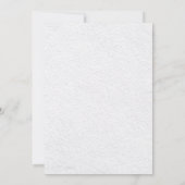 ソロモンの赤いバラ結婚の歌 招待状 (裏面)