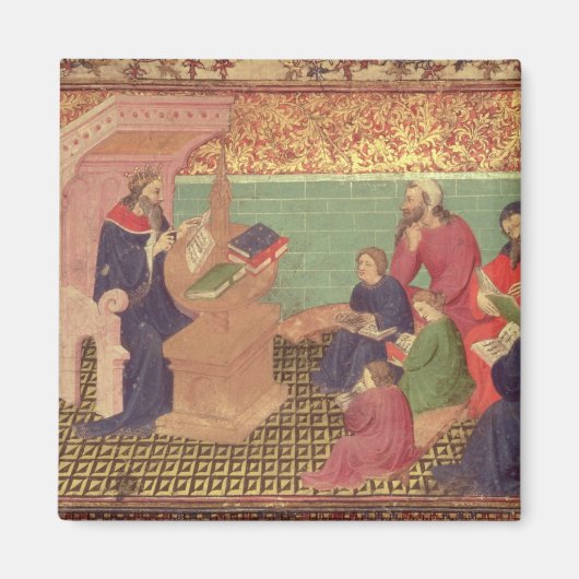 ソロモンは諺を伝える マグネット (正面)