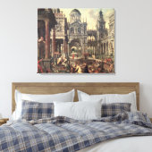 ソロモン王とシバの女王 キャンバスプリント (インサイチュ (寝室))