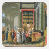 ソロモン王とシバの女王 スクエアシール (正面)