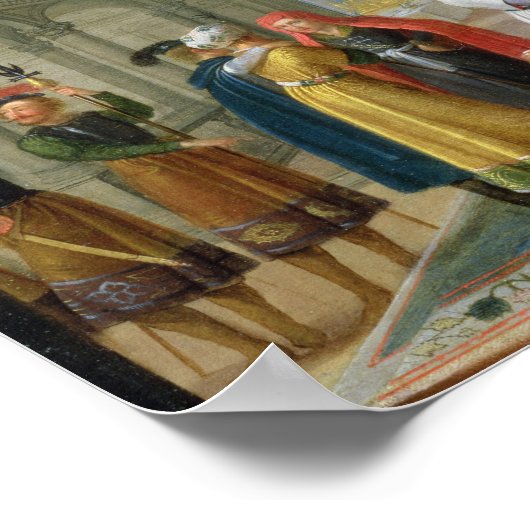 ソロモン王とシバの女王 ポスター (角)