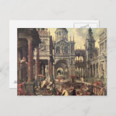 ソロモン王とシバの女王 ポストカード (正面/裏面)