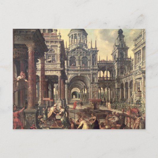 ソロモン王とシバの女王 ポストカード (正面)