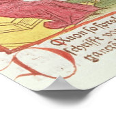 ソロモン王の前の踊りは信じがたい ポスター (角)