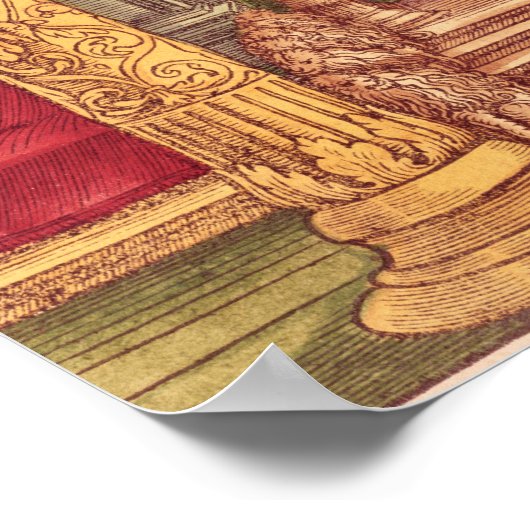 ソロモン王の王位第1版 ポスター (角)