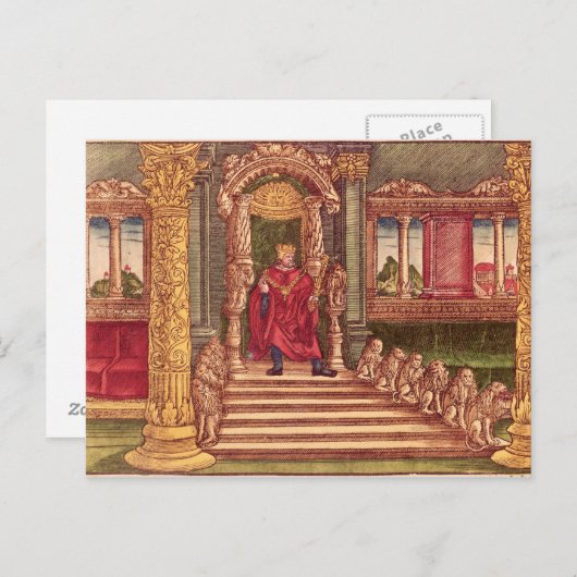 ソロモン王の王位第1版 ポストカード (正面/裏面)