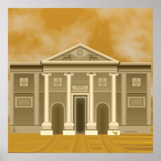 ソロモン王の神殿 ポスター (正面)