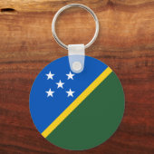 ソロモン諸島の国旗 キーホルダー (正面)