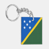 ソロモン諸島の国旗 キーホルダー (正面左)