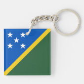 ソロモン諸島の国旗 キーホルダー (裏面)