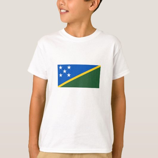 ソロモン諸島の国旗 Tシャツ (正面)