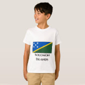 ソロモン諸島の国旗 Tシャツ (正面フル)