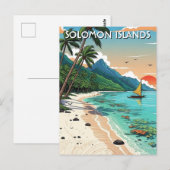ソロモン諸島の旅 ポストカード (正面/裏面)