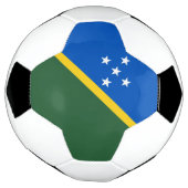 ソロモン諸島の旗 サッカーボール (回転)