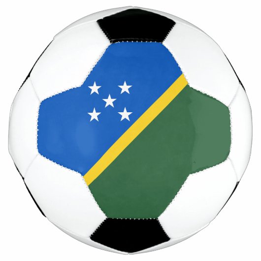 ソロモン諸島の旗 サッカーボール (正面)