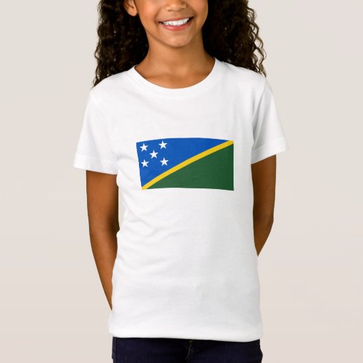 ソロモン諸島の旗 Tシャツ (正面)