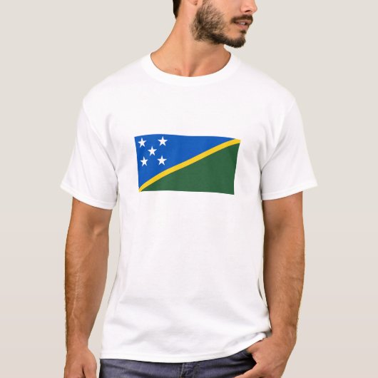 ソロモン諸島の旗 Tシャツ (正面)