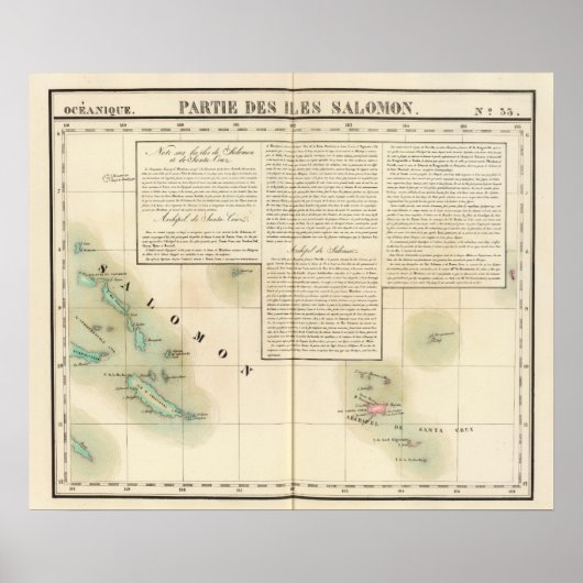 ソロモン諸島オセアニアNo 33 ポスター (正面)