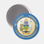 ソロモン諸島コート・オブ・アームズ マグネット (正面/裏面)