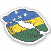 ソロモン諸島ソロモン諸島リップスティック愛 シール (正面)