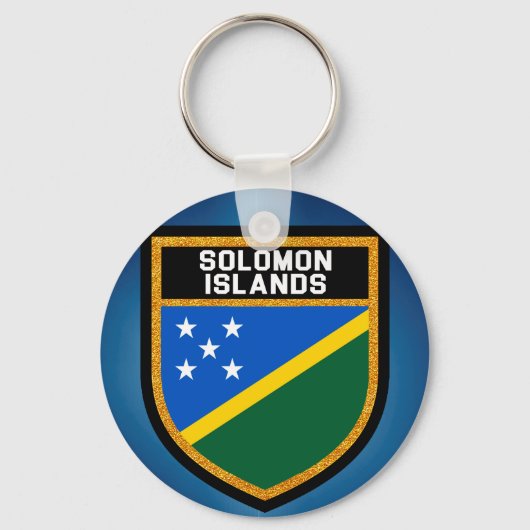 ソロモン諸島国旗 キーホルダー (正面)