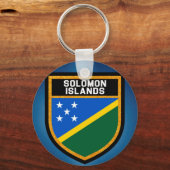ソロモン諸島国旗 キーホルダー (正面)
