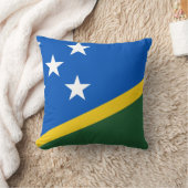 ソロモン諸島国旗 クッション (ブランケット)