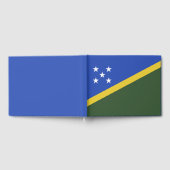 ソロモン諸島国旗 ゲストブック (全面)