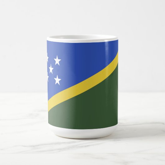 ソロモン諸島国旗 コーヒーマグカップ (中央)