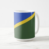 ソロモン諸島国旗 コーヒーマグカップ (正面右)