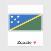 ソロモン諸島国旗 シール (シート)