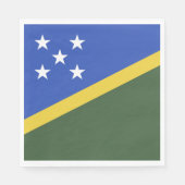 ソロモン諸島国旗 スタンダードランチョンナプキン (正面)