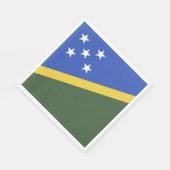 ソロモン諸島国旗 スタンダードランチョンナプキン (角)