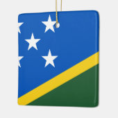 ソロモン諸島国旗 セラミックオーナメント (左)