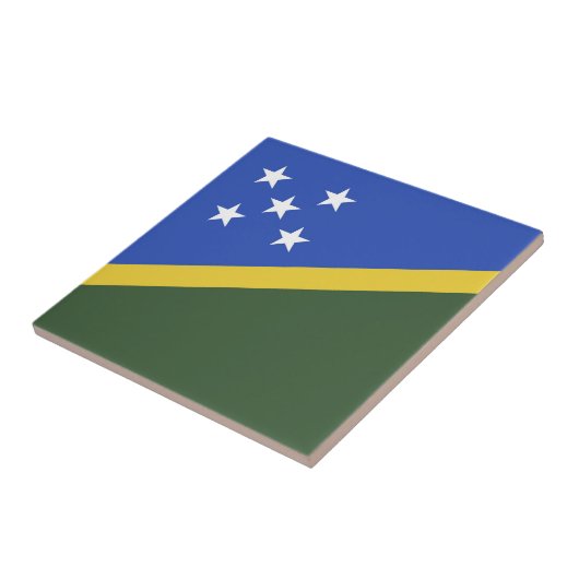 ソロモン諸島国旗 タイル (側面)