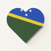 ソロモン諸島国旗 ノートブック (裏面)