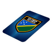 ソロモン諸島国旗 マグネット (左側)