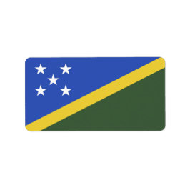 ソロモン諸島国旗 ラベル