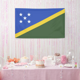 ソロモン諸島国旗 横断幕