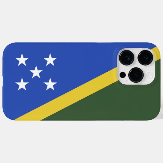 ソロモン諸島国旗 Case-Mate iPhoneケース (裏面 (横))