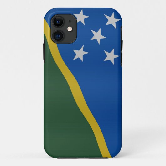 ソロモン諸島国旗 Case-Mate iPhoneケース (裏面)
