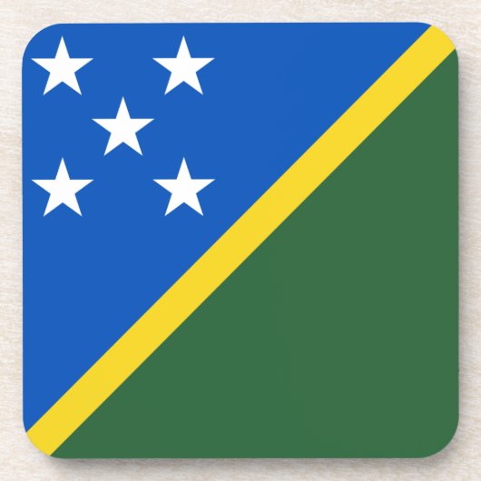 ソロモン諸島旗コースター コースター (正面)