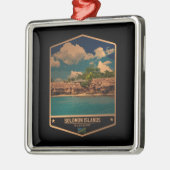 ソロモン諸島 メタルオーナメント (左)