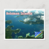 ソロモン諸島 – 空中表示 –  ポストカード (正面)