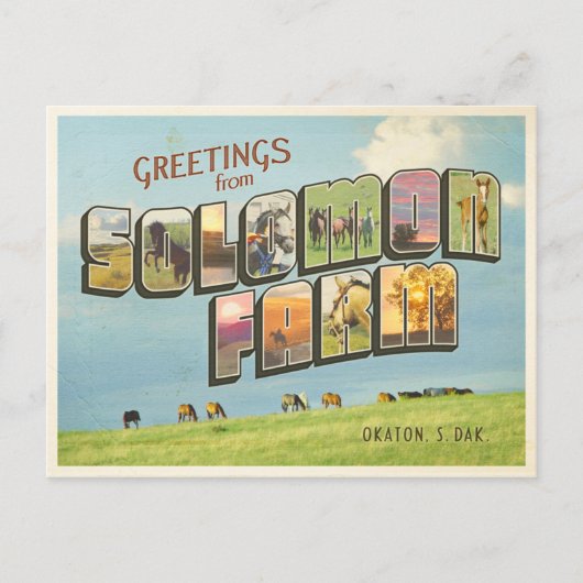 ソロモン農場はがき ポストカード (正面)