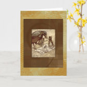 ソロモン・クロウとネズミカード カード (黄色い花)