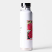 ソロモン・バイブル詩のピンクの花歌の写真 ウォーターボトル (右面)