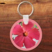 ソロモン・バイブル詩のピンクの花歌の写真 キーホルダー (正面)