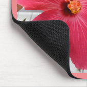 ソロモン・バイブル詩のピンクの花歌の写真 マウスパッド (コーナー)